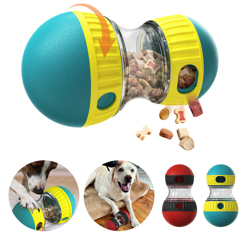 Interactive Food Dispensing Dog Toy – Tumbler Puzzle for Slow Feeding & Smart Play!