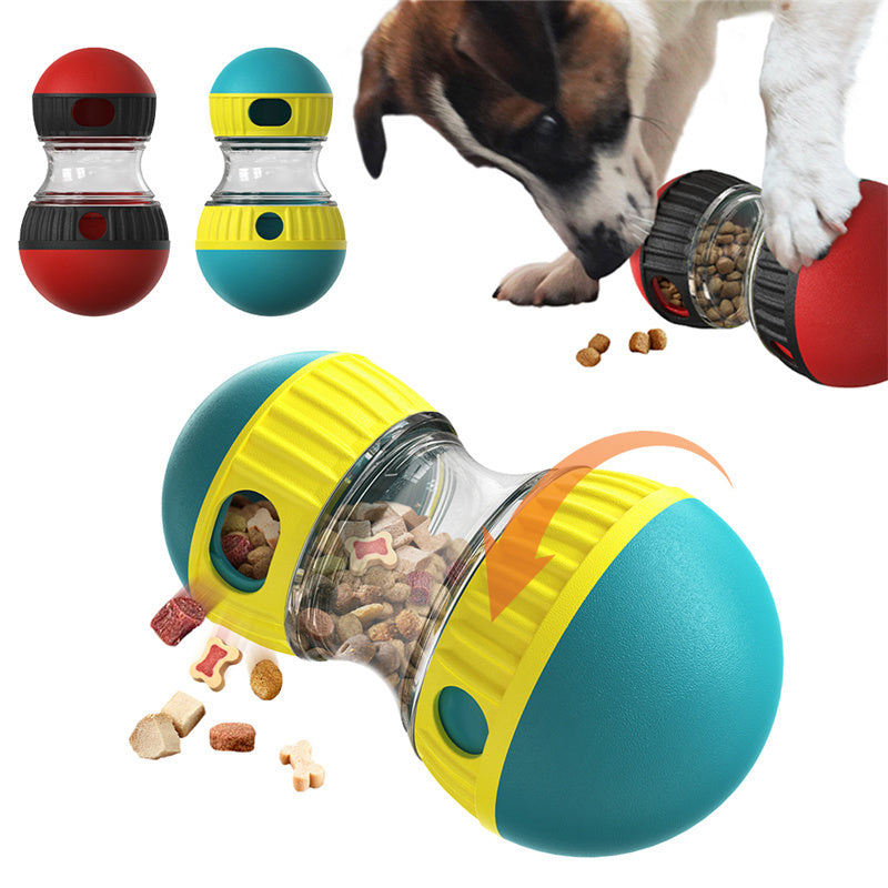 Interactive Food Dispensing Dog Toy – Tumbler Puzzle for Slow Feeding & Smart Play!